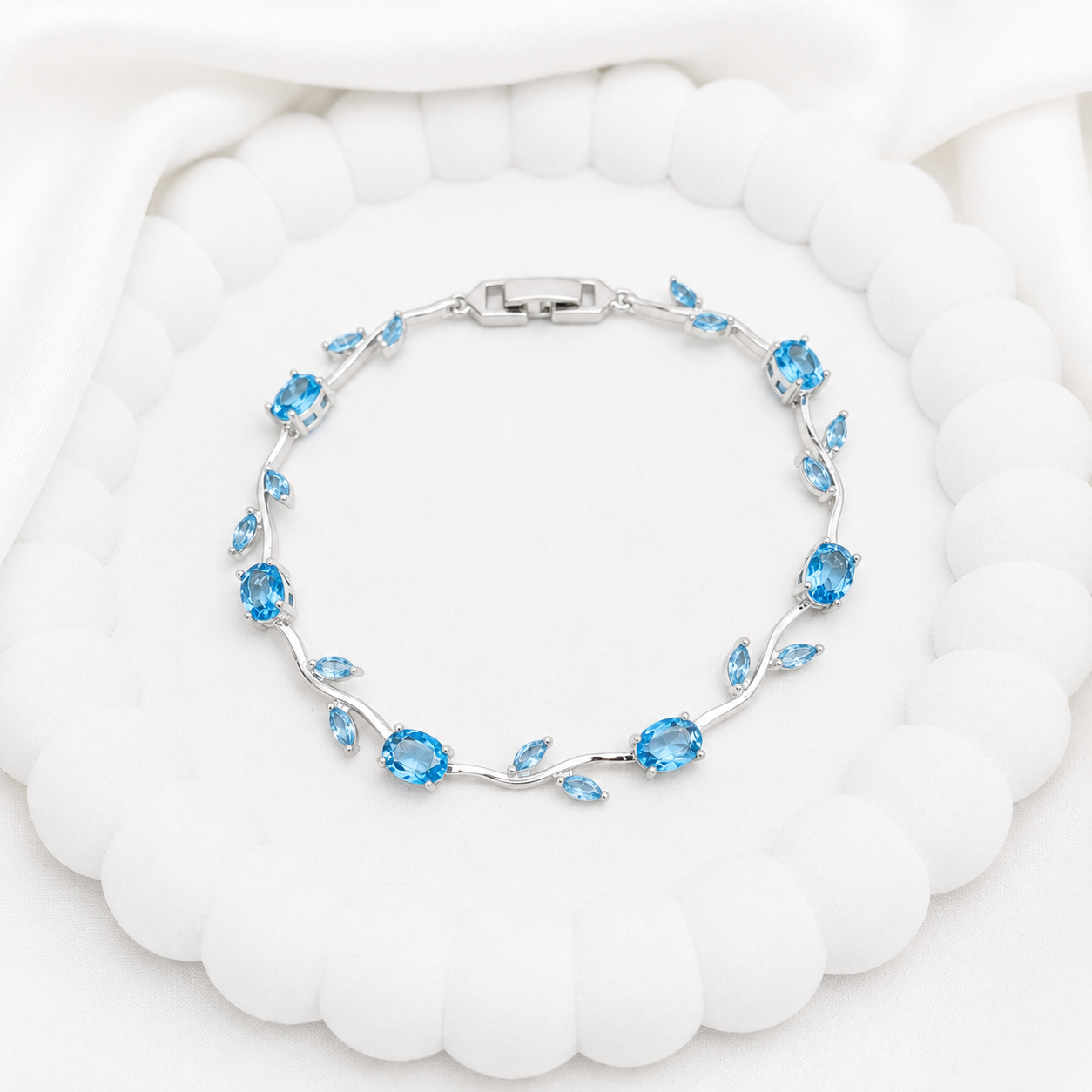AD Stone Tulip Bracelet for Women & Girls