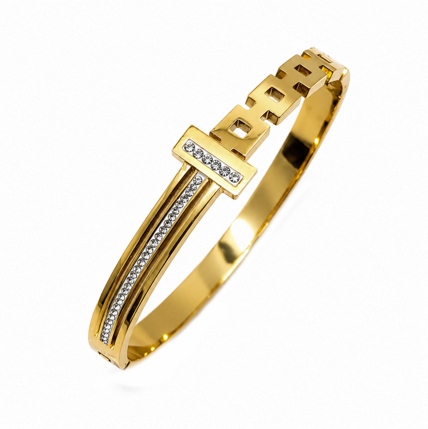 AD Stone Reagan Luxe Cuff Link Bracelet for Girls & Women