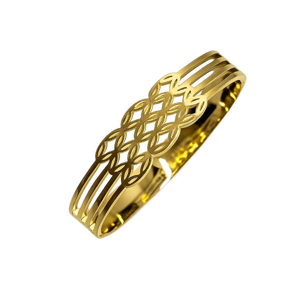 Stylish Bind Leaves Floral Design AD Stone Bracelet for Girls & Women