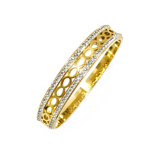 Stylish Infinity Crystal AD Stone Bracelet for Girls & Women