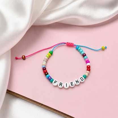 Colorful Plastic Beads Friendship Day Bracelets for Kids, Boys & Girls