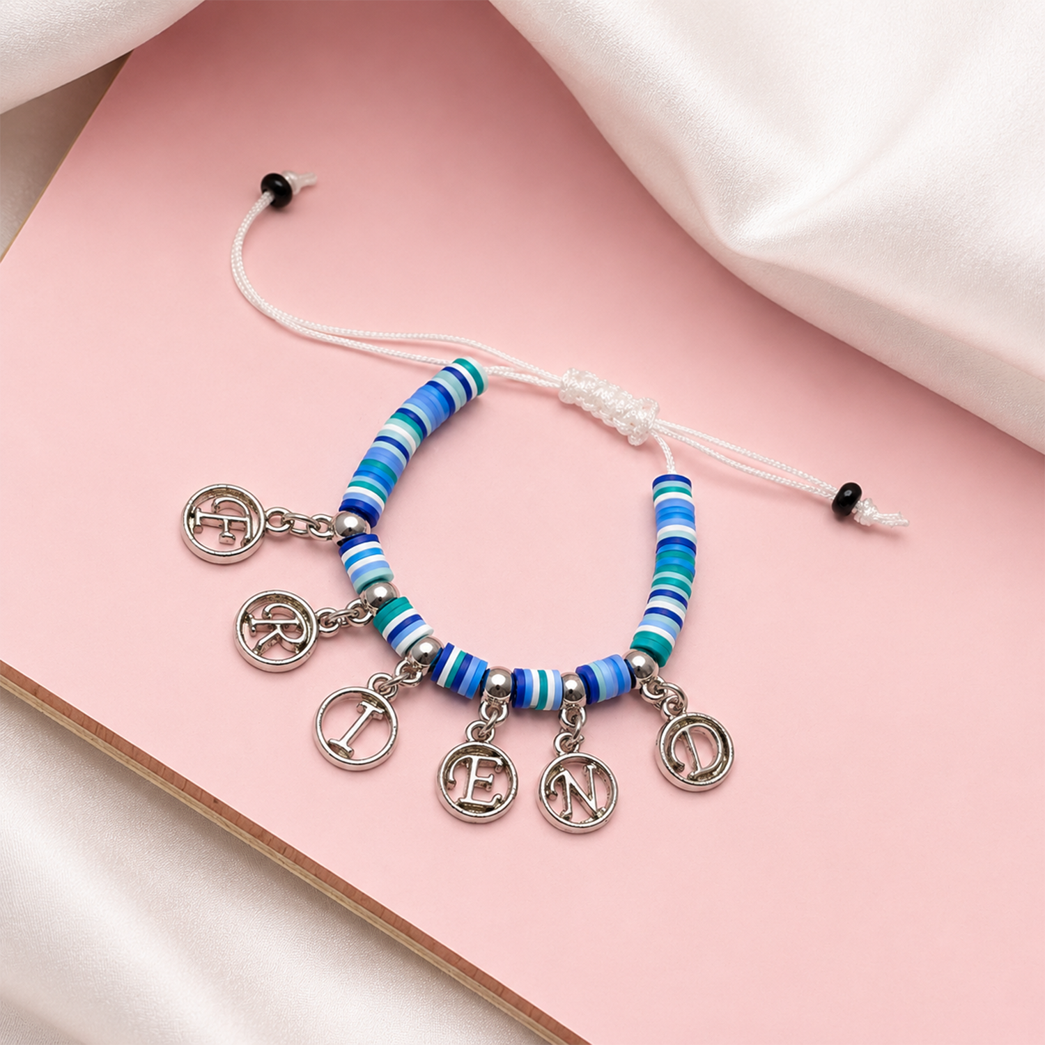 Colorful Rubber Beads Friendship Day Bracelets for Kids, Boys & Girls