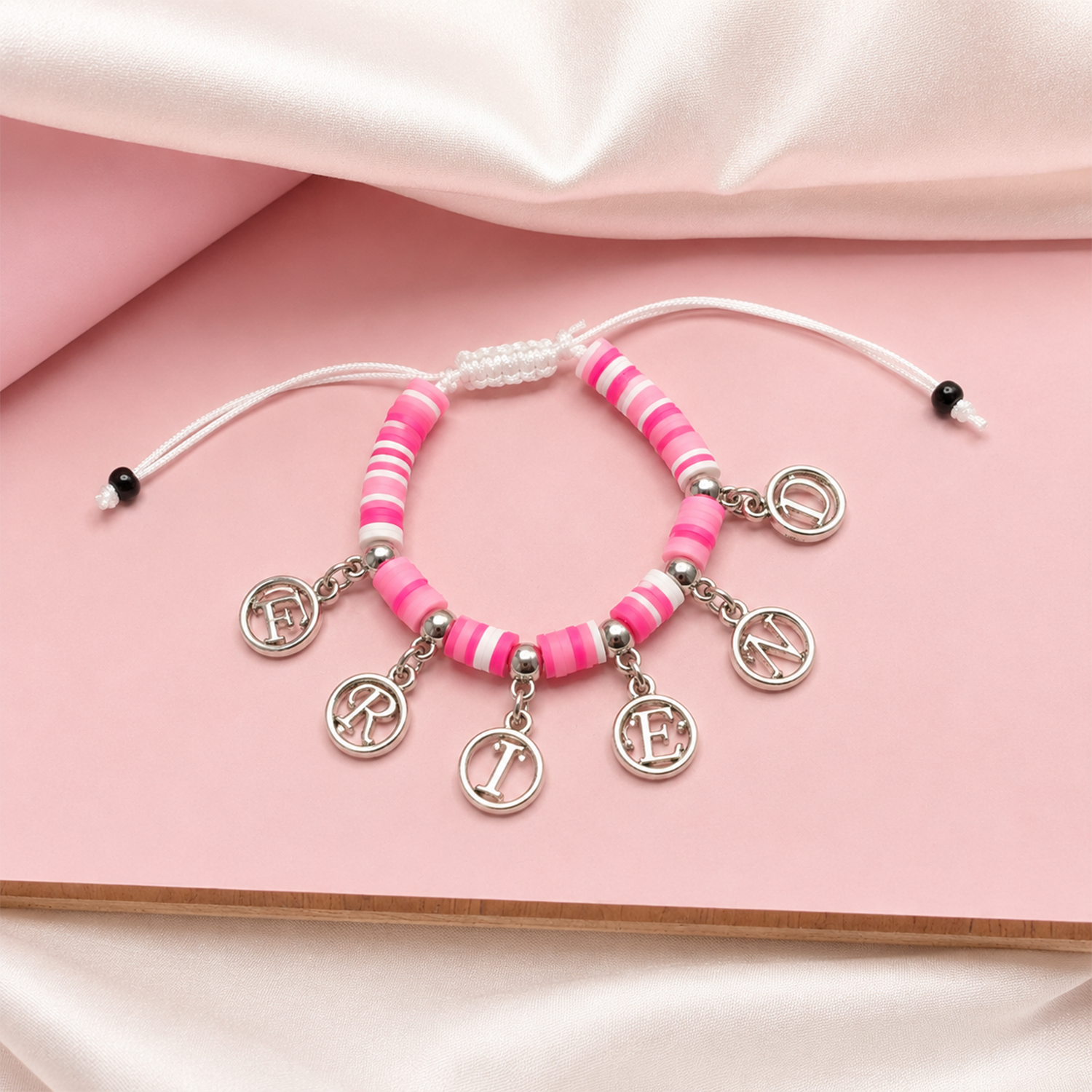 Colorful Rubber Beads Friendship Day Bracelets for Kids, Boys & Girls
