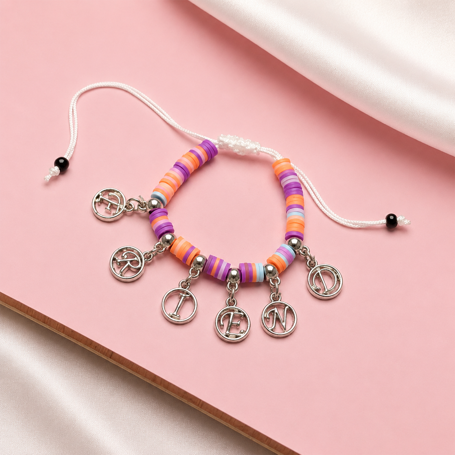 Colorful Rubber Beads Friendship Day Bracelets for Kids, Boys & Girls