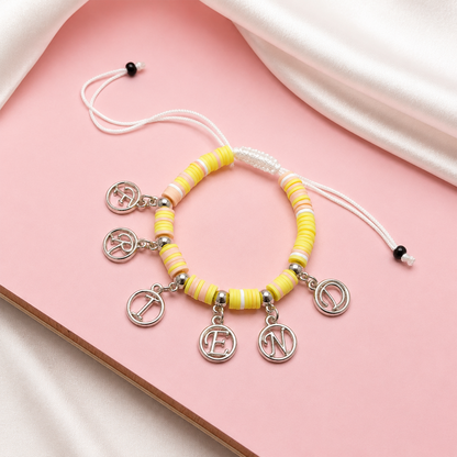 Colorful Rubber Beads Friendship Day Bracelets for Kids, Boys & Girls