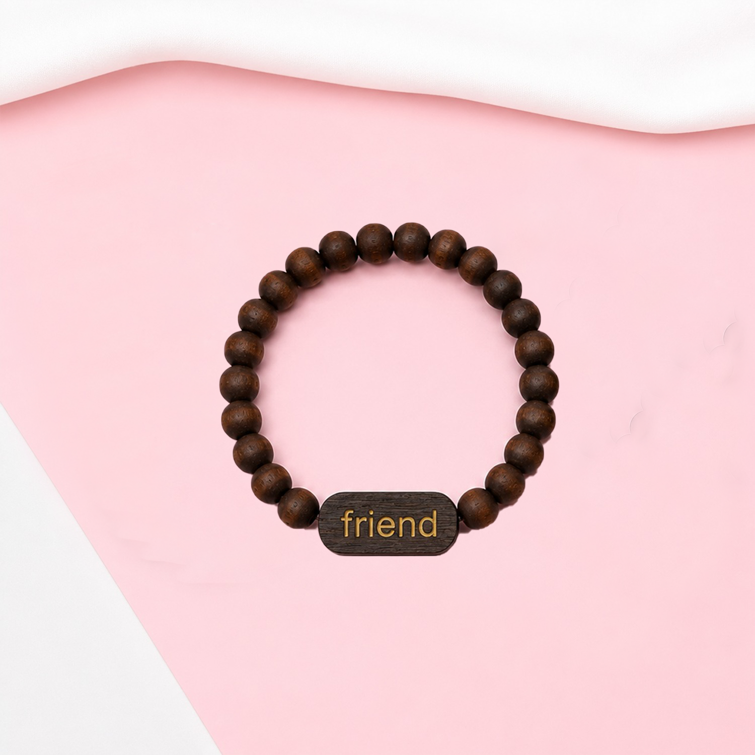 Round Natural Beaded Friendship Day Bracelets for Kids, Boys & Girls