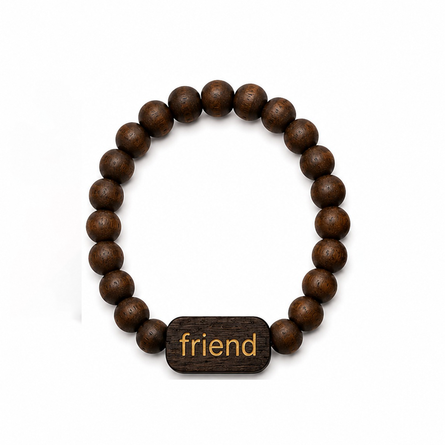 Round Natural Beaded Friendship Day Bracelets for Kids, Boys & Girls