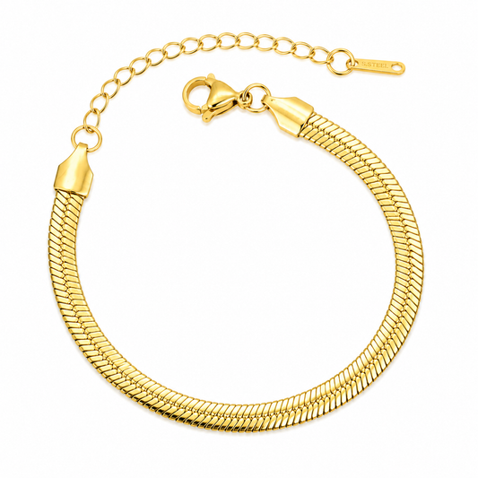 Flexible Convenient Adjustable Snake Chain Bracelet for Men & Women
