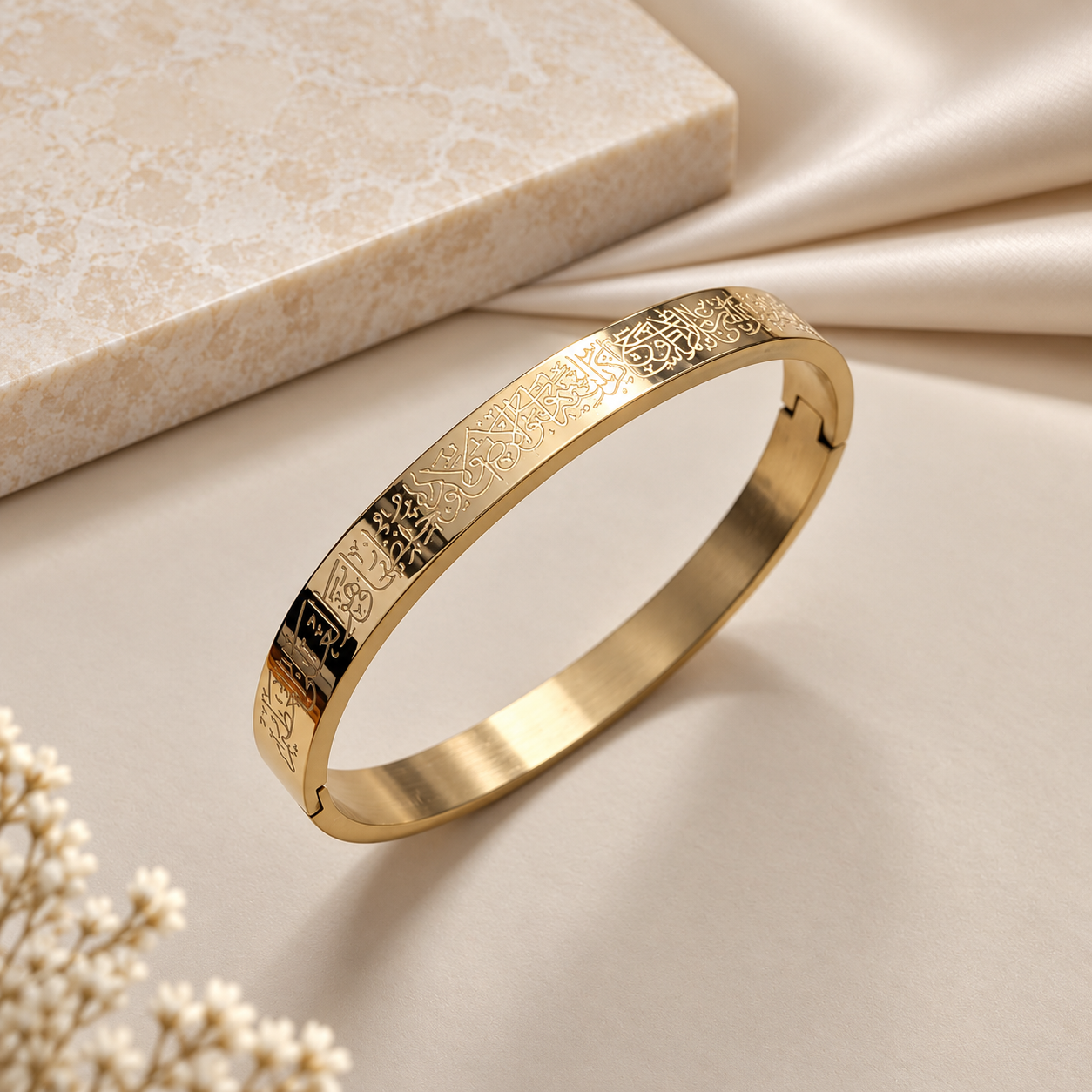 Atul Qureshi Engraved Bracelet for Men