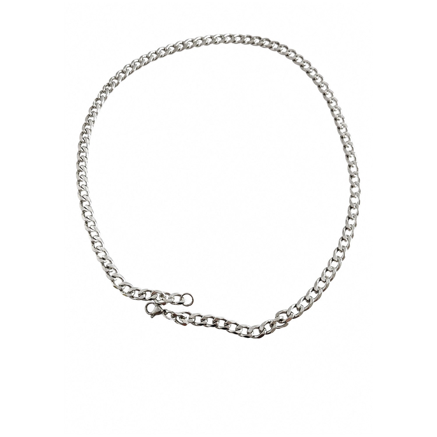 Curb Cuban Interlink Stainless Steel Chain for Men & Women