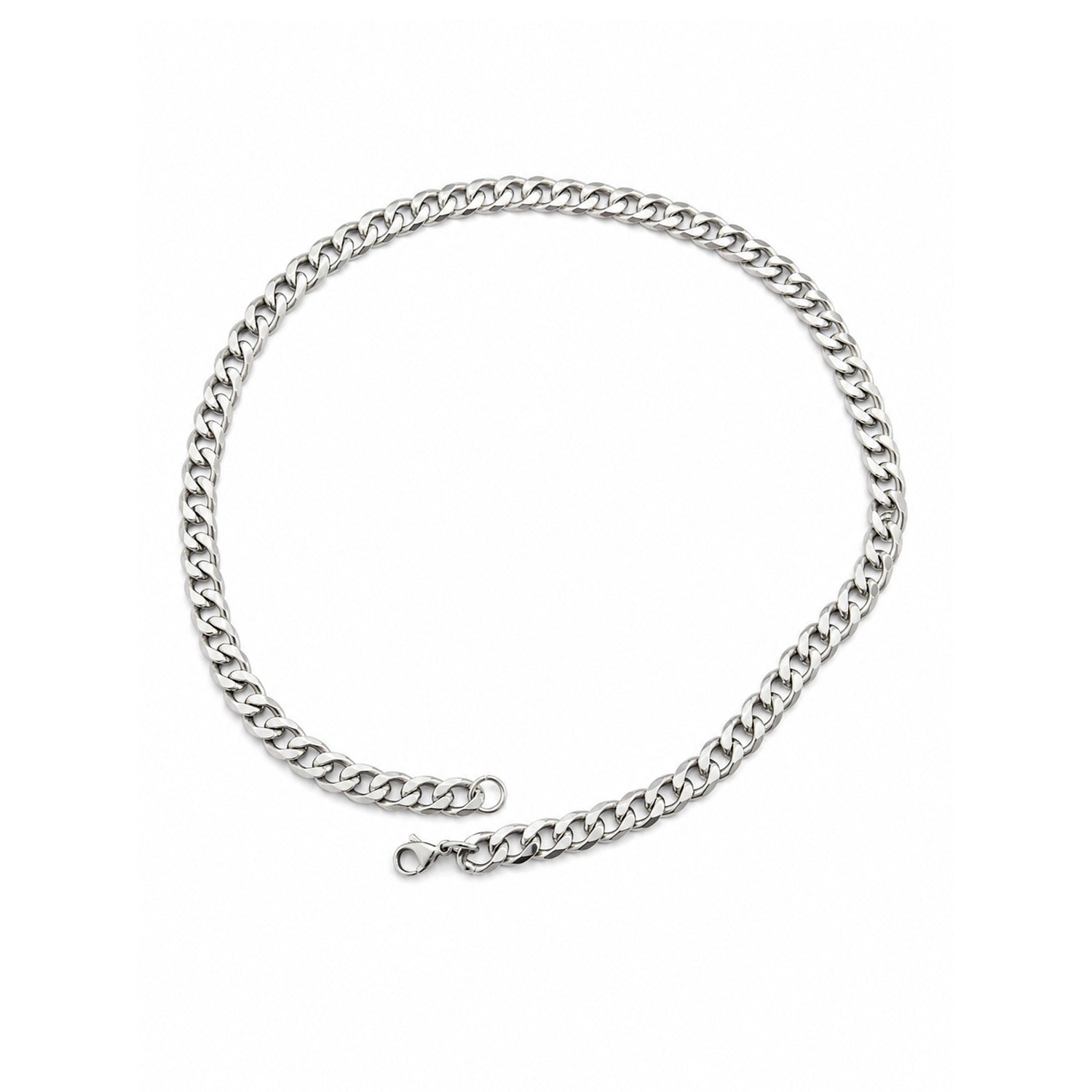 Rhythmic Figaro Interlink Stainless Steel Chain for Men & Women