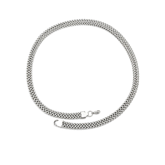 Square Box Interlink Stainless Steel Chain for Men & Women