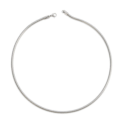 Stylish Twisted Rope Link Design Stainless Steel Chain For Men & Women