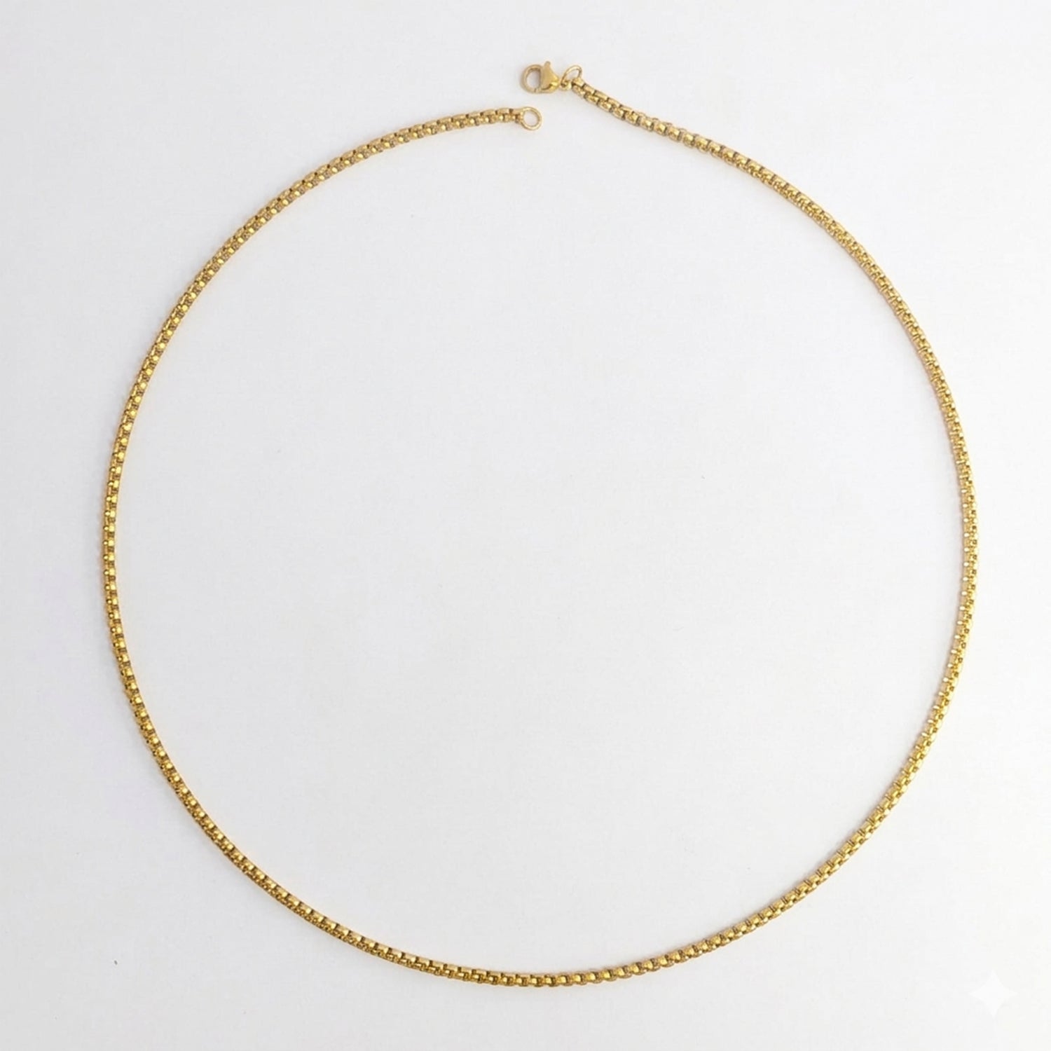 Stylish Tiny Lock Design Stainless Steel Chain For Men & Women