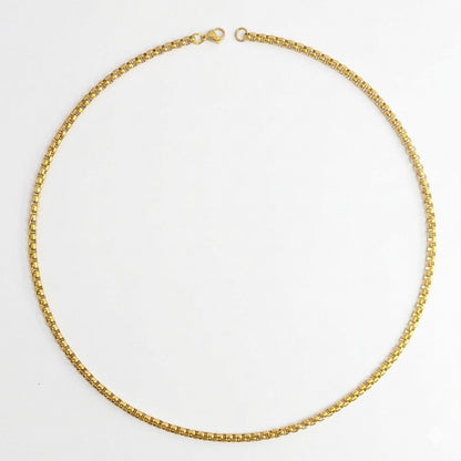 Stylish Interlock  Design Stainless Steel Snake Chain For Men & Women