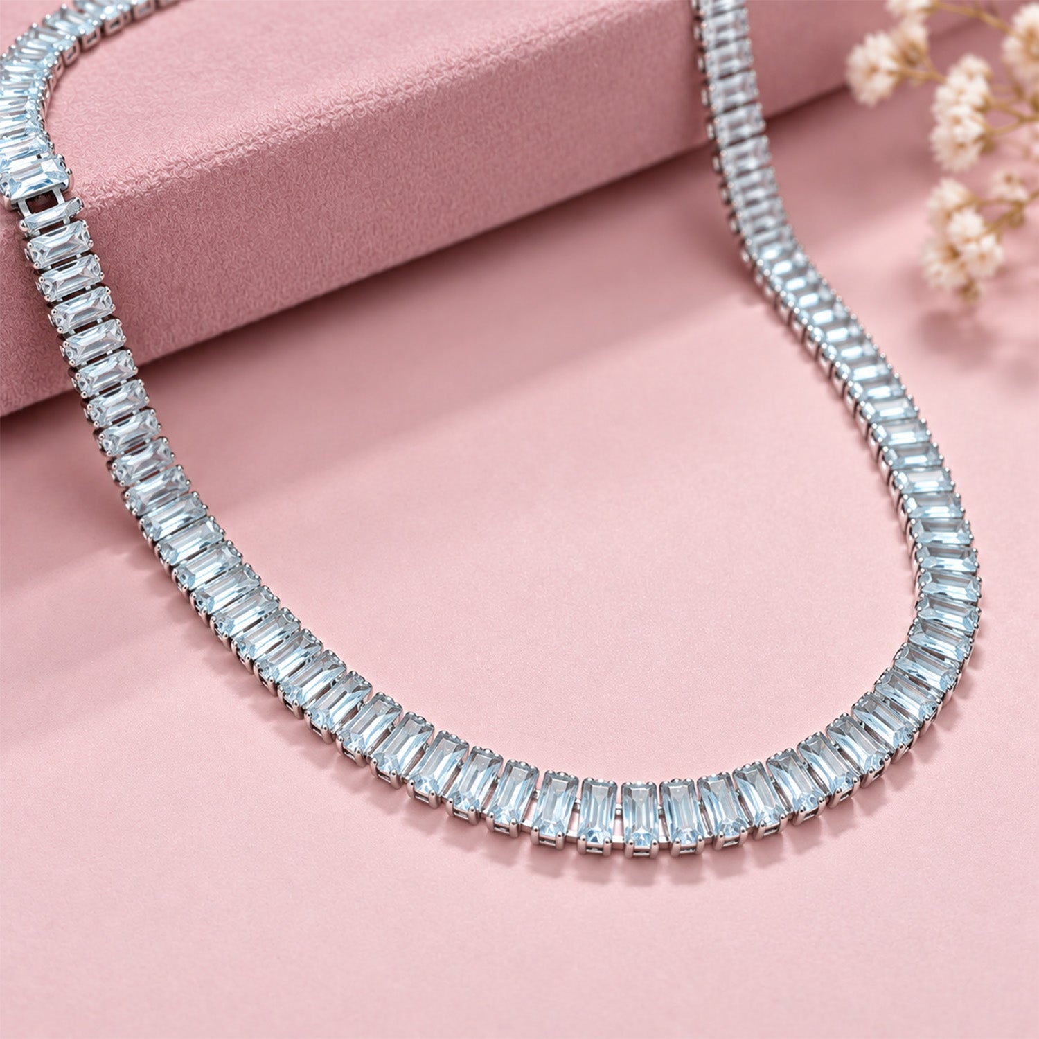 CZ Strand 2.5 x 5 Alloy Ad Mala Chain for Girls & Women's