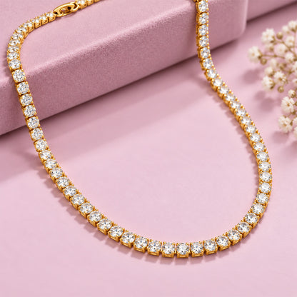 Square Strand R Mala Alloy Chain for Girls & Women's