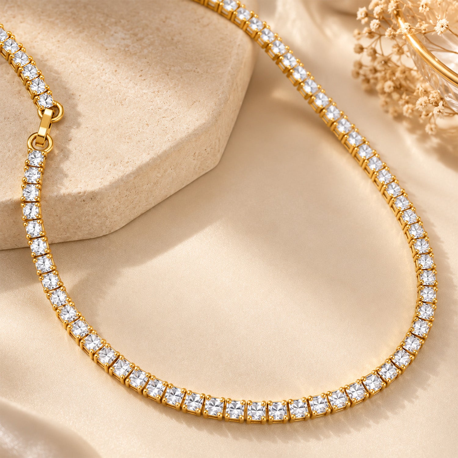 3 x 3 Chocki Ad Mala Alloy Chain for Girls & Women's