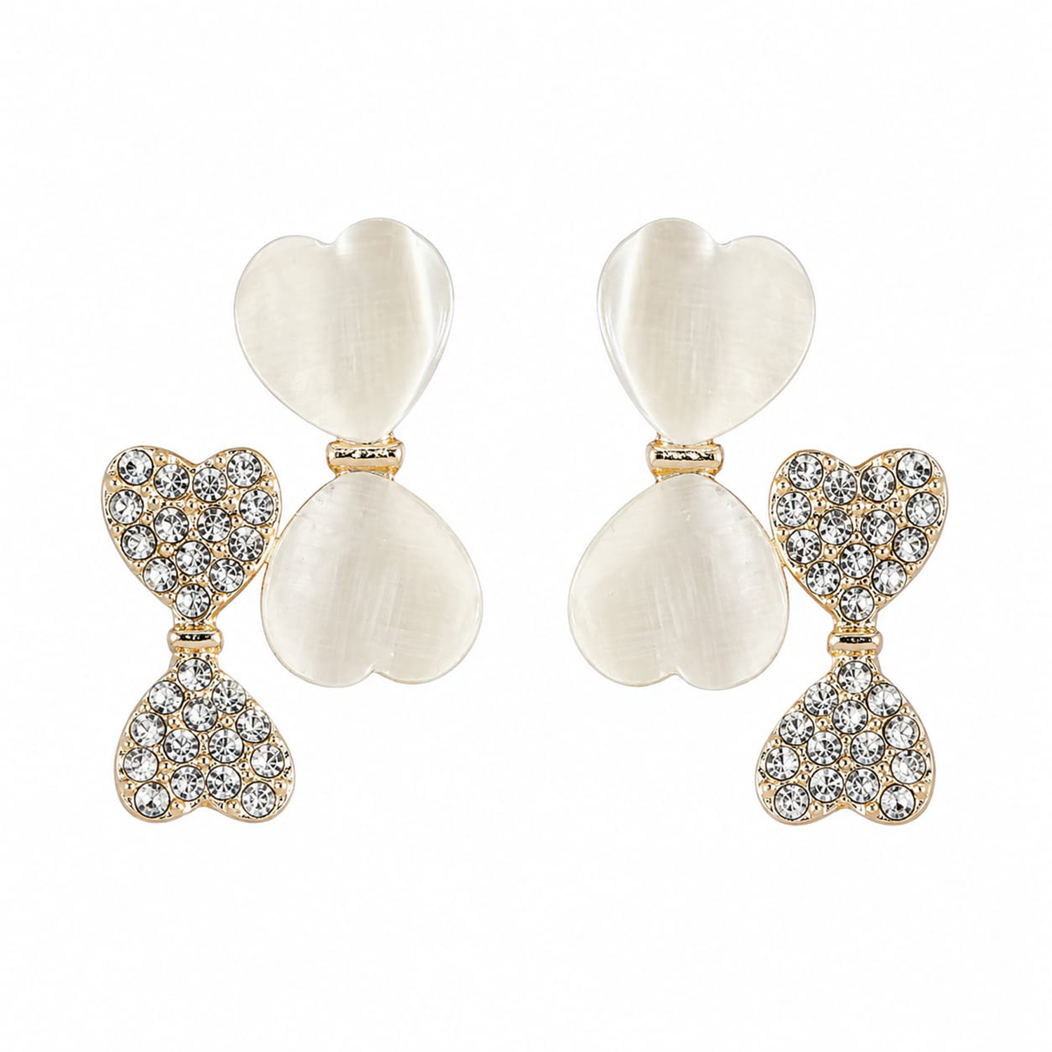 Butterfly Stud Korean Earrings Set for Girls & Women