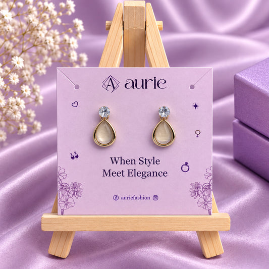 Sparkling Cubic Teardrop Earrings for Girls & Women's