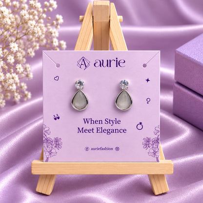 Sparkling Cubic Teardrop Earrings for Girls & Women's
