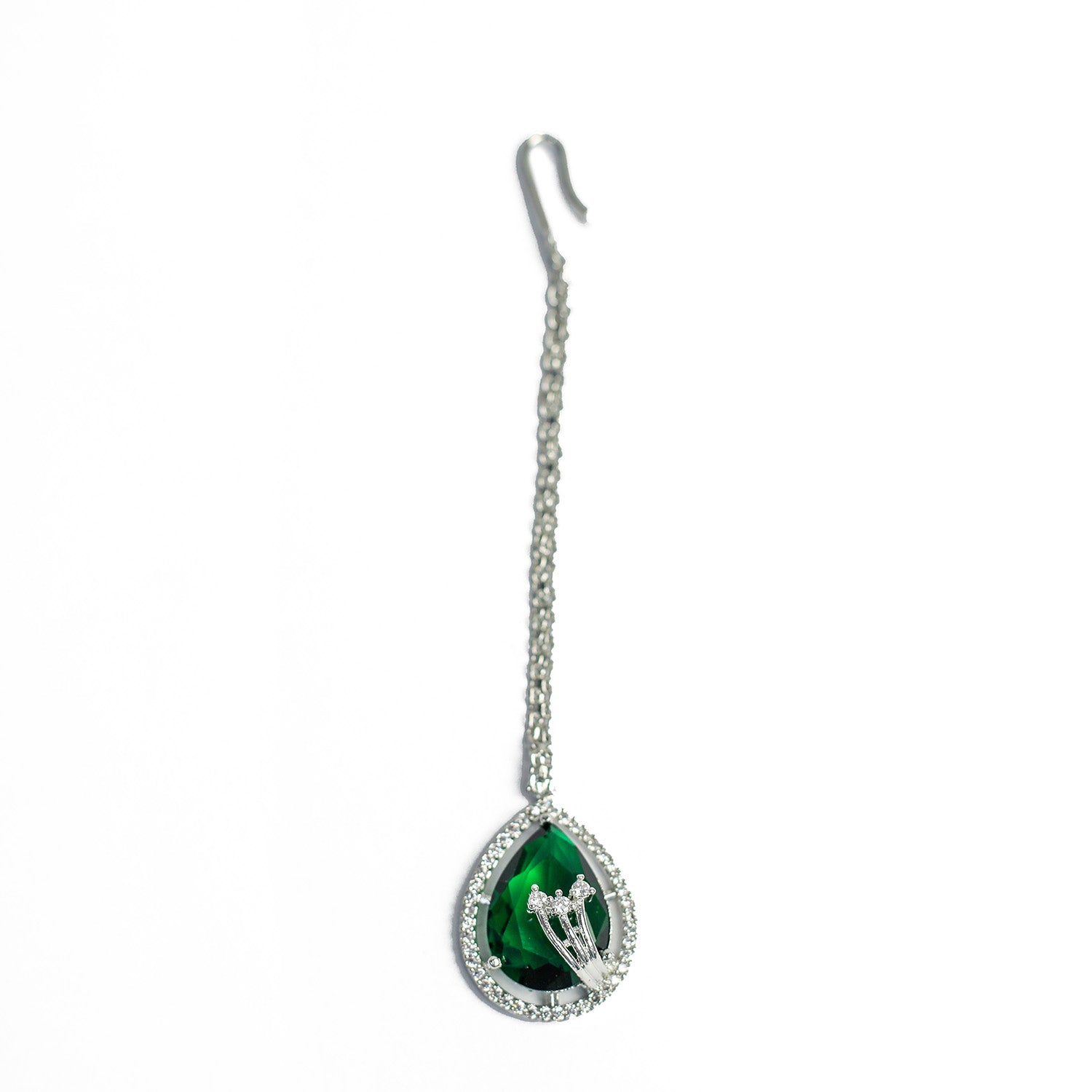 Ethnic AD Stone Striking Teardrop Stones