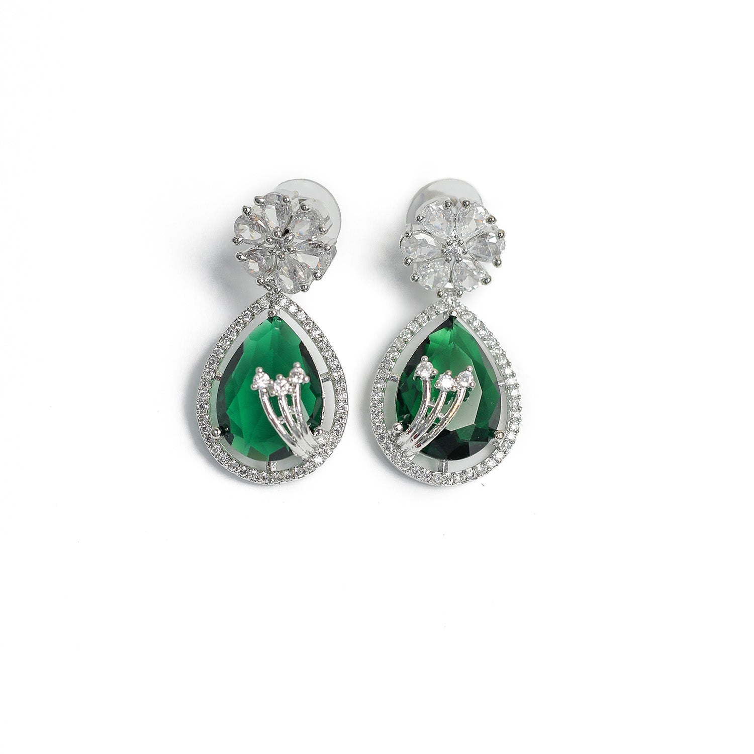 Ethnic AD Stone Striking Teardrop Stones