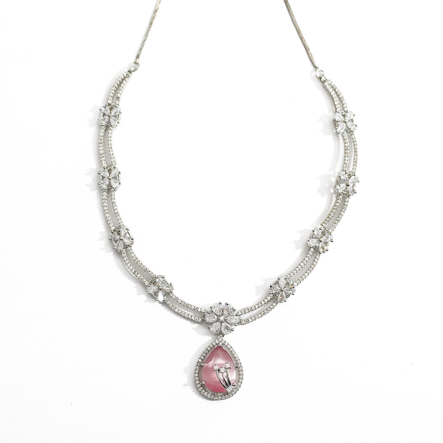 Ethnic AD Stone Striking Teardrop Stones