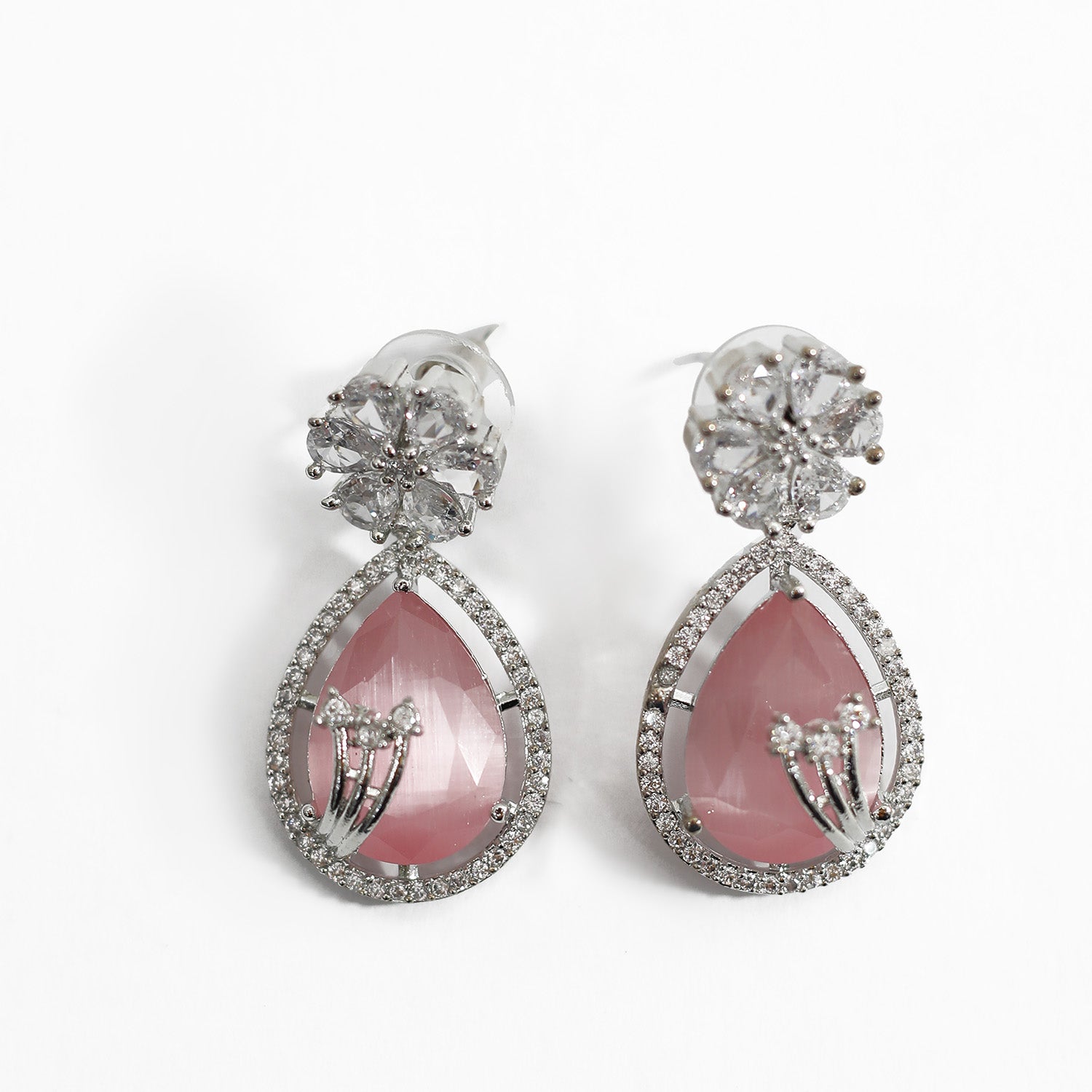 Ethnic AD Stone Striking Teardrop Stones