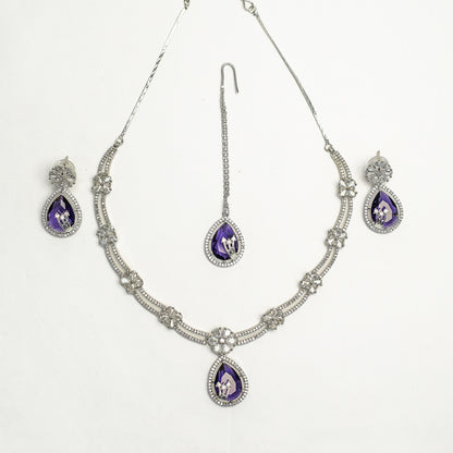 Ethnic AD Stone Striking Teardrop Stones