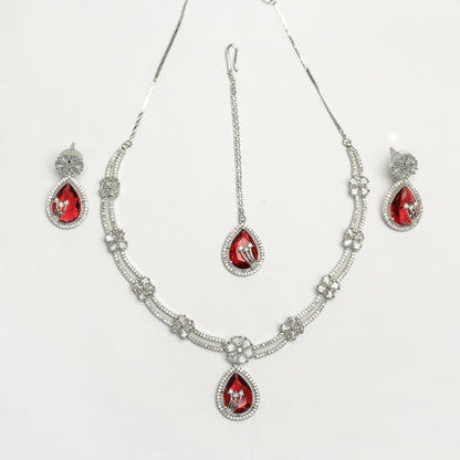 Ethnic AD Stone Striking Teardrop Stones