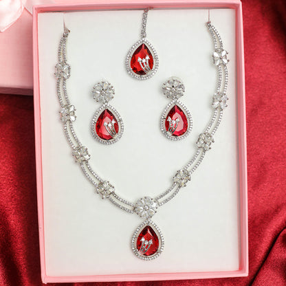 Ethnic AD Stone Striking Teardrop Stones