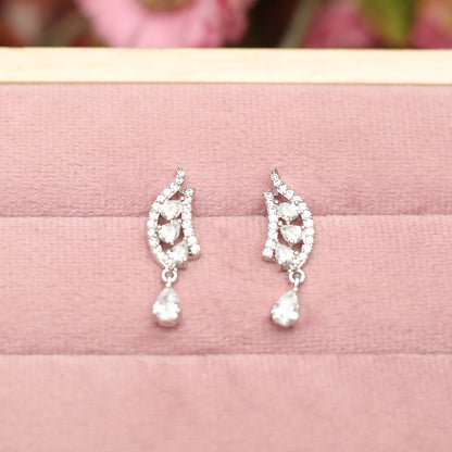 AURIE Paradise American Diamond Mangalsutra with Earrings
