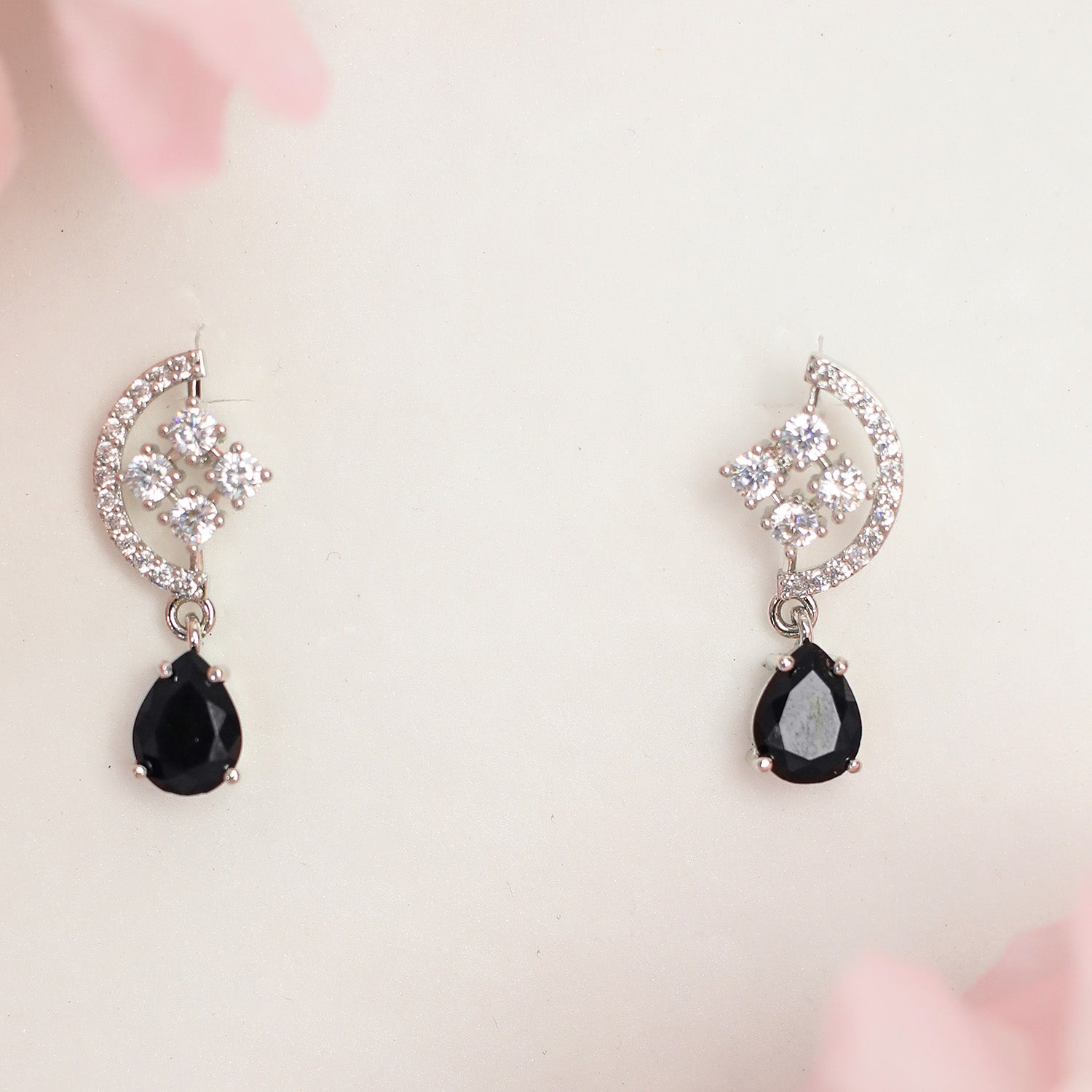 Multicolor Teardrop Stone Necklace Set for Girls & Women's