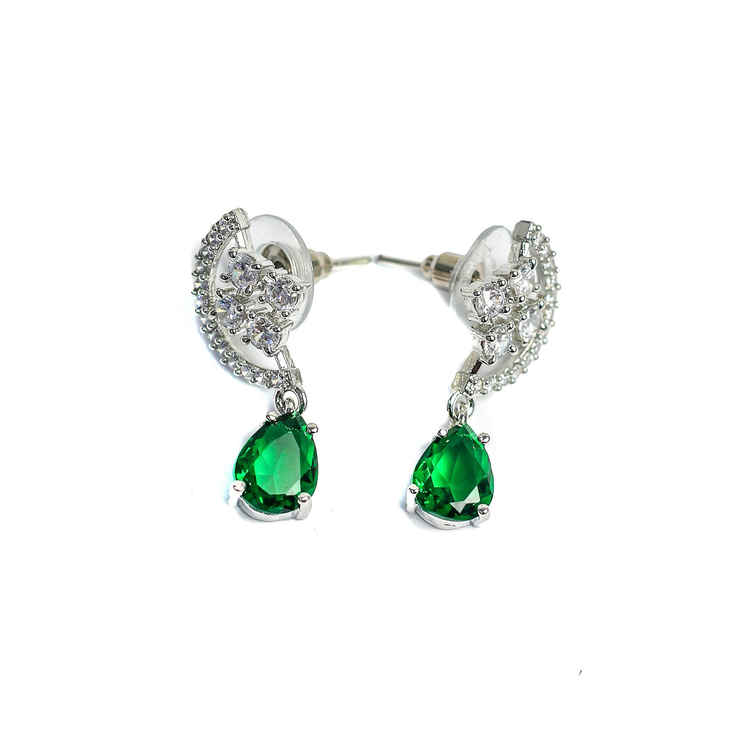 Multicolor Teardrop Stone Necklace Set for Girls & Women's