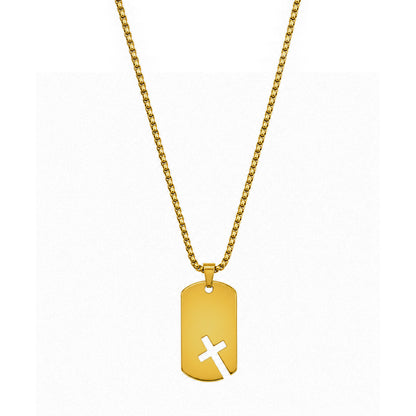 Cut-Out Cross Pattern Pendant For Men & Boys
