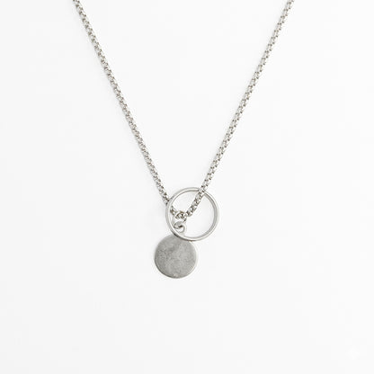 Stylish Ring And Coin Neck Chain Pendant for Men & Women