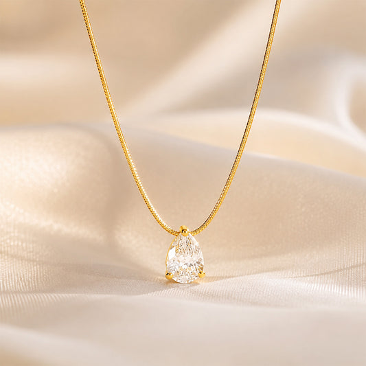 Angel Drop Central Stone Pendant for Girls & Women's