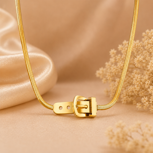 Unique Buckle Design Clasp Pendant for Girls & Women's