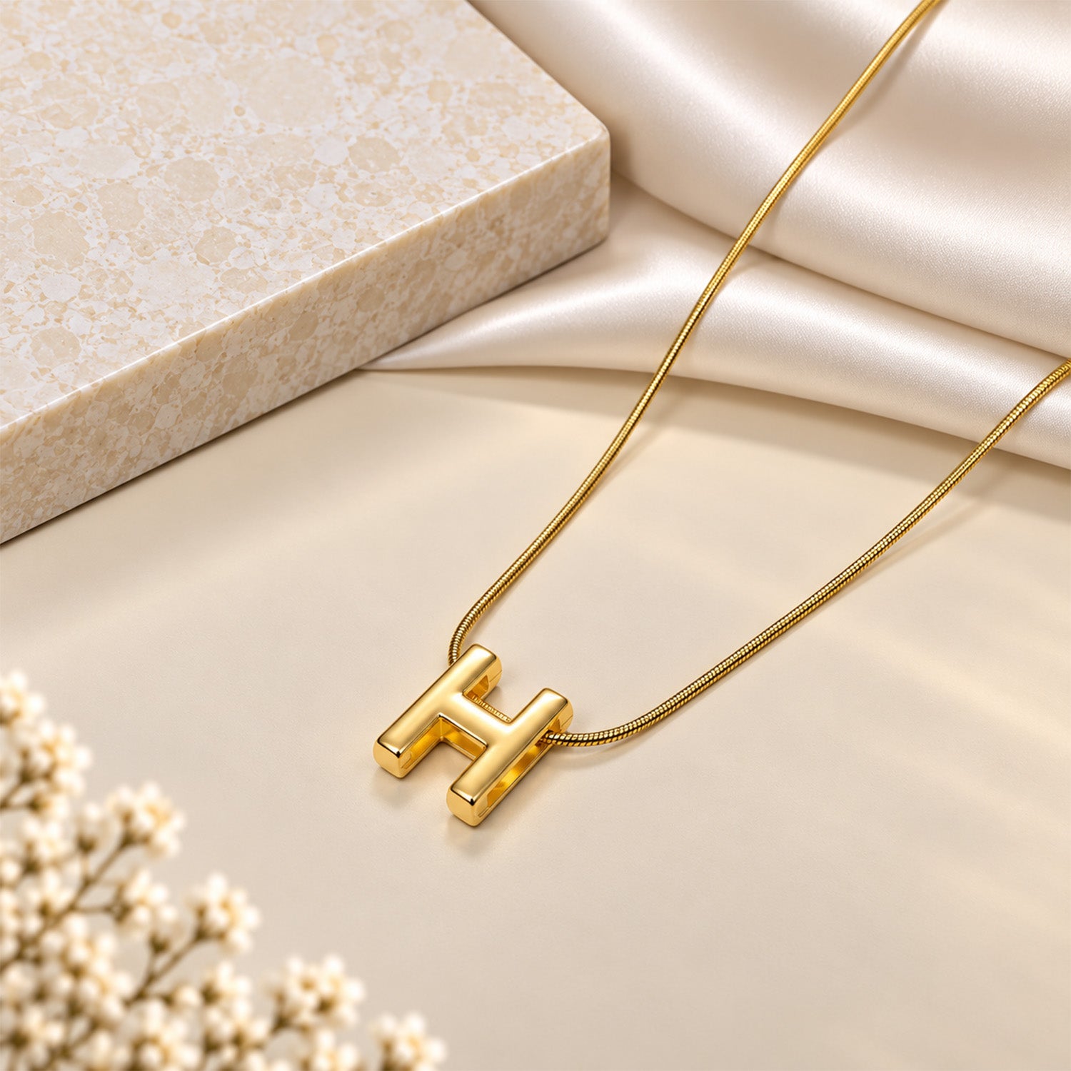 Trendy Shiny Alphabet Pendant for Girls & Women