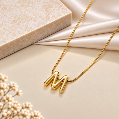 Trendy Shiny Alphabet Pendant for Girls & Women