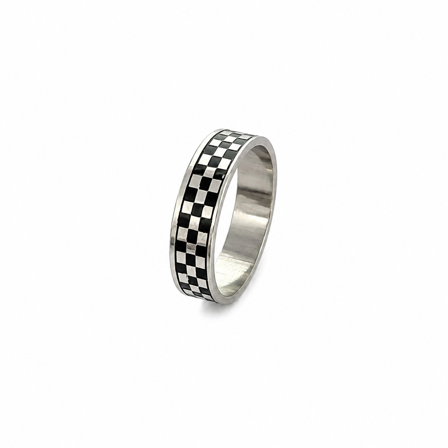 Geometric Square Box Pattern Ring for Men & Women