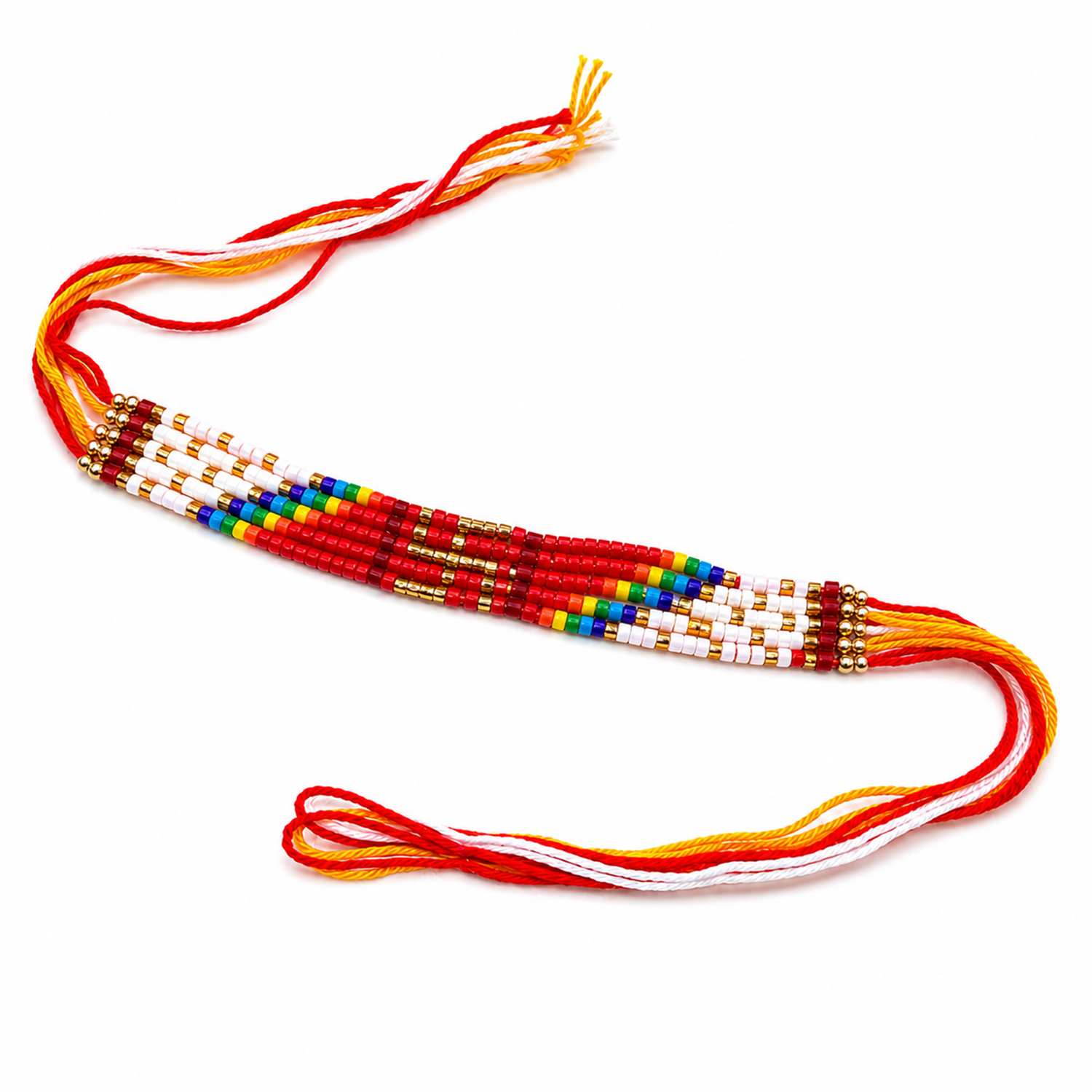 Handwoven Colorful Rakhi for Brother
