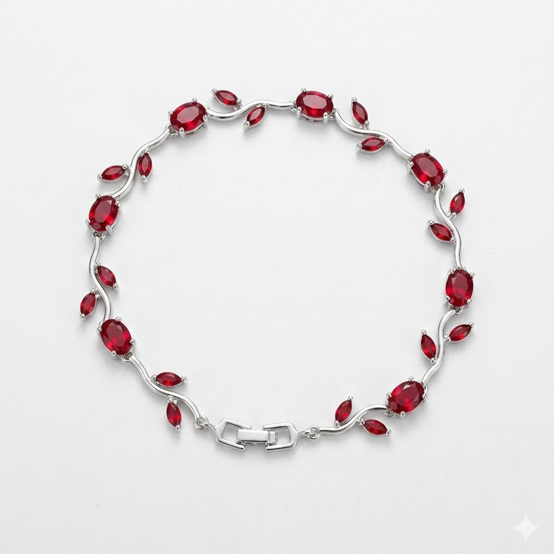 AD Stone Tulip Bracelet for Women & Girls