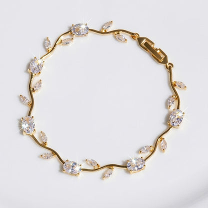 AD Stone Tulip Bracelet for Women & Girls
