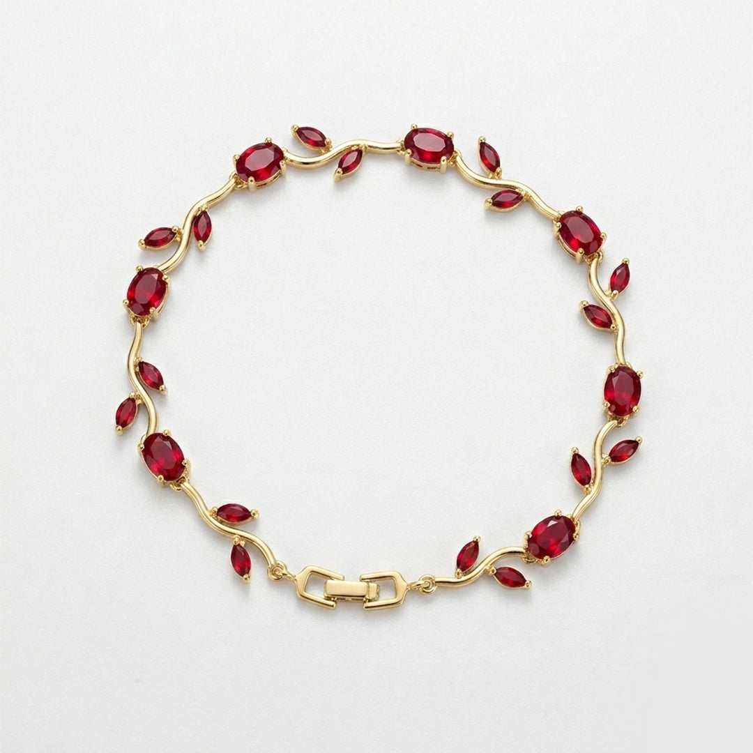 AD Stone Tulip Bracelet for Women & Girls