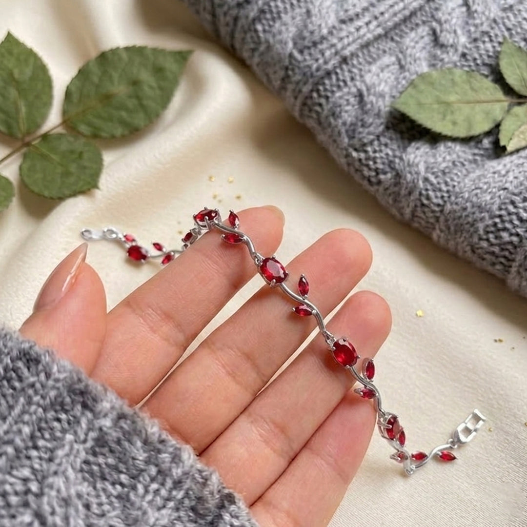 AD Stone Tulip Bracelet for Women & Girls