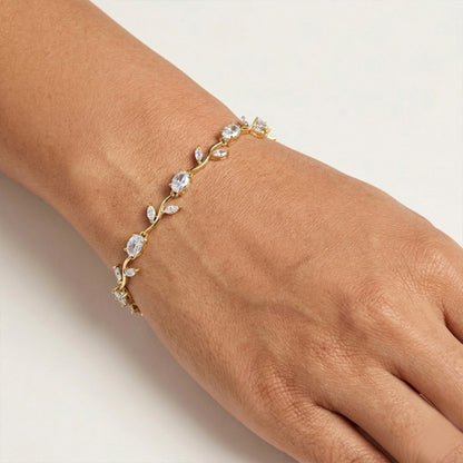 AD Stone Tulip Bracelet for Women & Girls