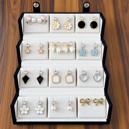 Aurie 12 Pairs Cute Earrings Set for Girls & Women