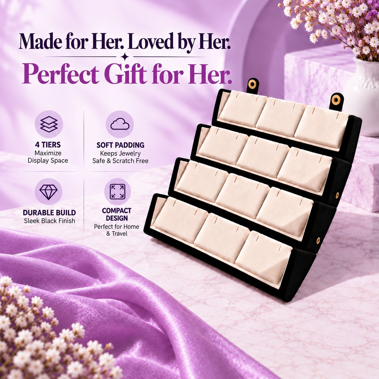 12 Pairs Trending Pearl Earrings Set for Women & Girls